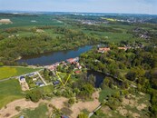 Prodej jedinečného pozemku pro stavbu RD, Štiřín Kamenice u Prahy, 1416 m2, cena cena v RK, nabízí 